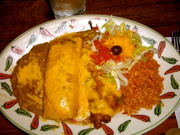 Garduno's Enchilada and Chile Relleno